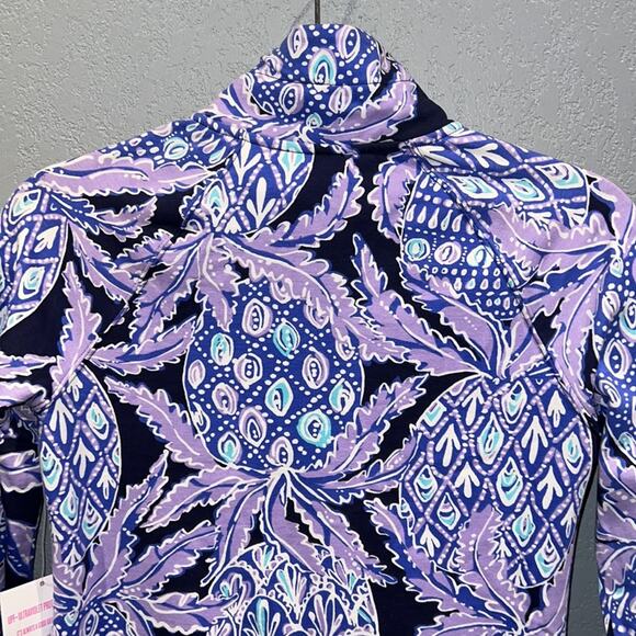 Lilly Pulitzer UPF 50+ Skipper Dress Lilac Verben Pop Up Coco Safari - New - XXS - Picture 6 of 15